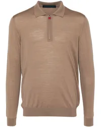 Kiton Klassisches Poloshirt Nude