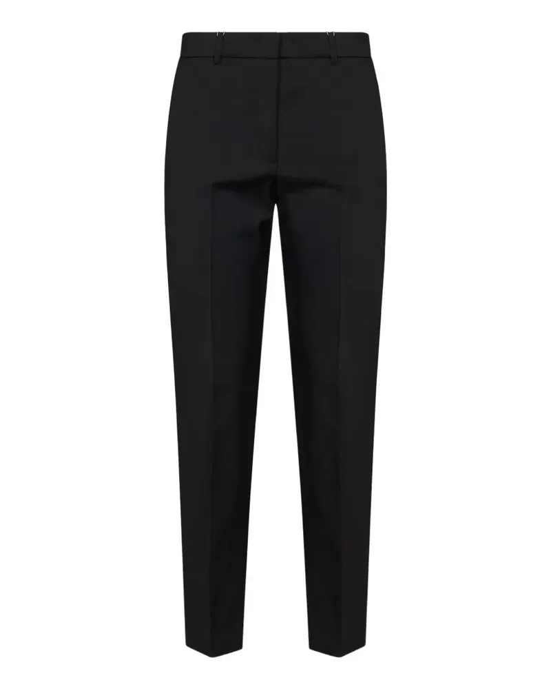 Max Mara Canon Hose mit Bügelfalten - Schwarz Schwarz