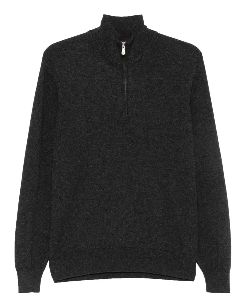 Brunello Cucinelli Pullover mit Reißverschluss - Grau Grau