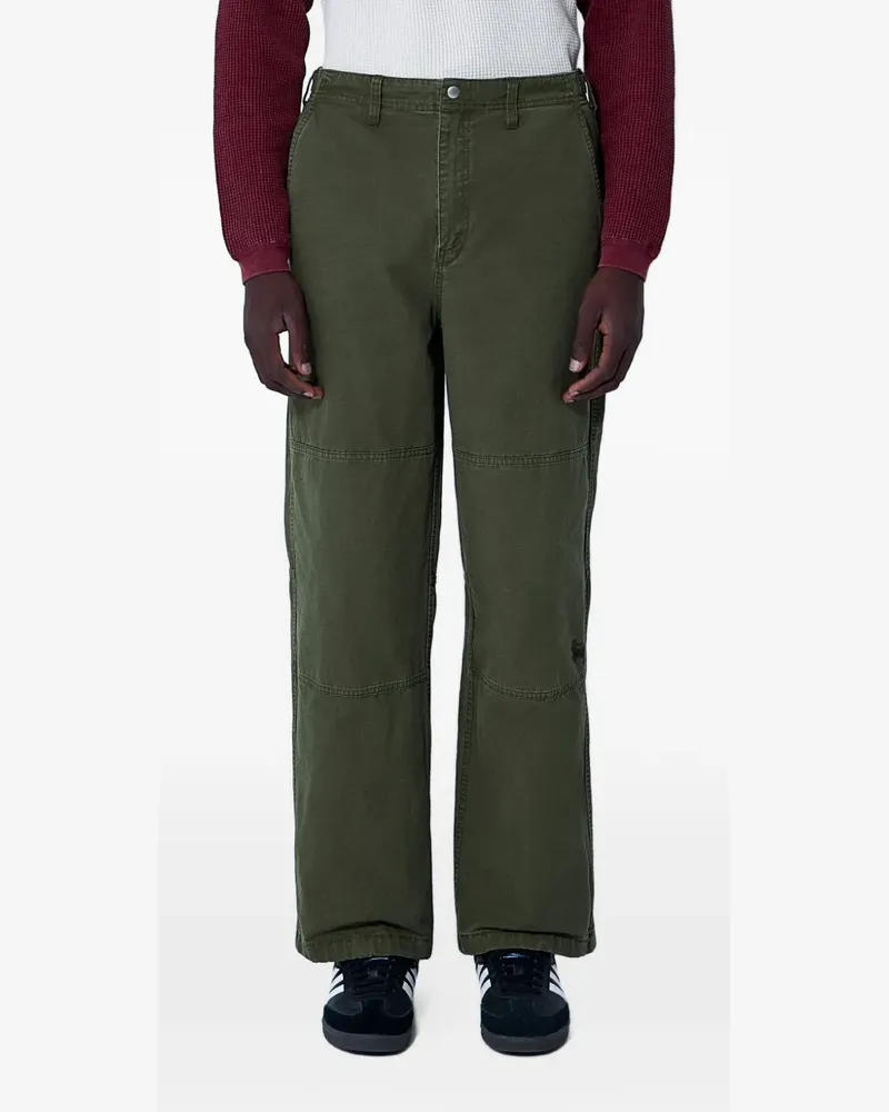 Stüssy logo-detail trousers - Grün Grün