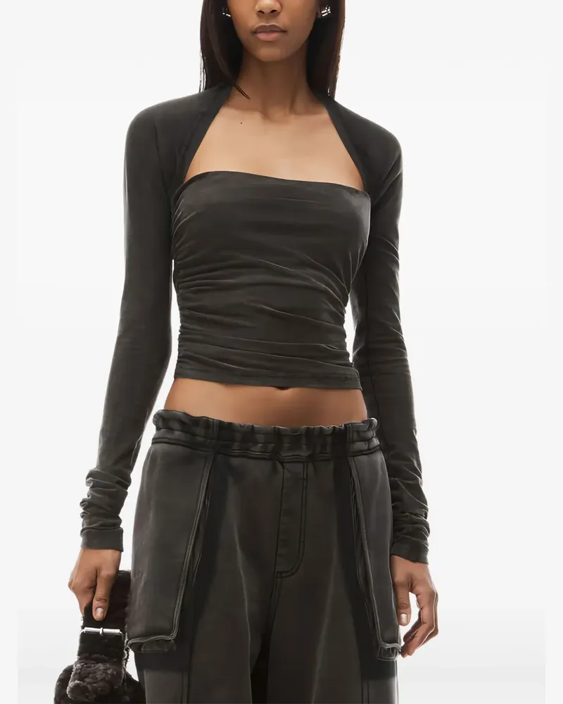 Alexander Wang Gerafftes Oberteil - Grau Grau
