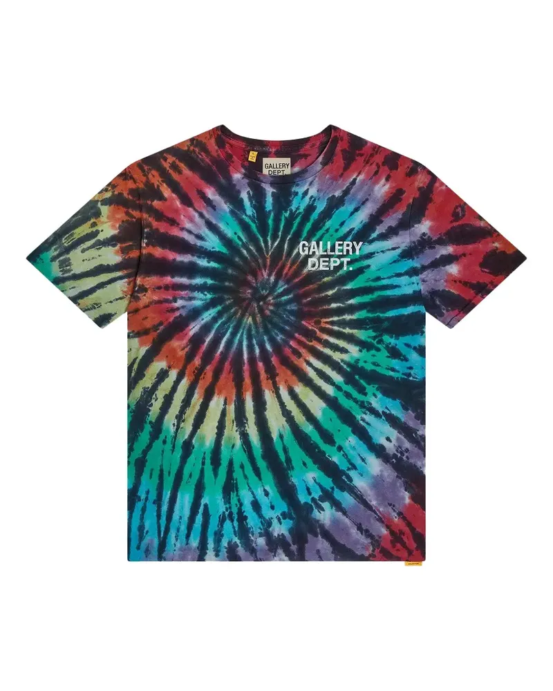 GALLERY DEPT. Tokyo T-Shirt mit Batikmuster - Schwarz Schwarz