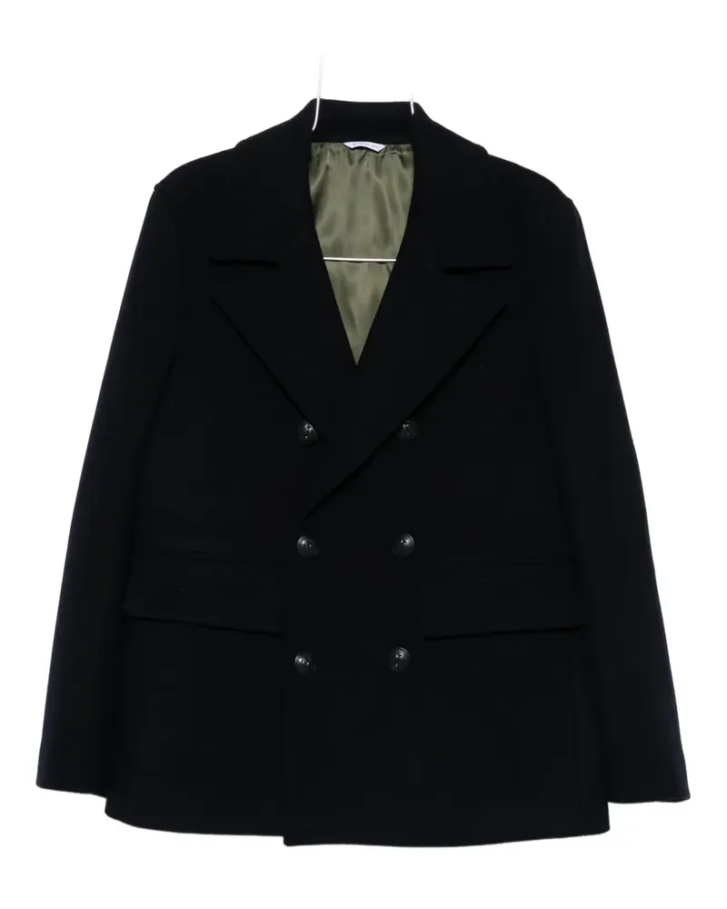 Manuel Ritz double-breasted coat - Schwarz Schwarz