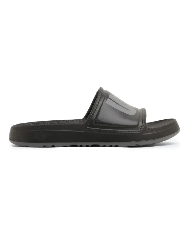 UGG Wilcox Pantoletten mit Logo - Schwarz Schwarz