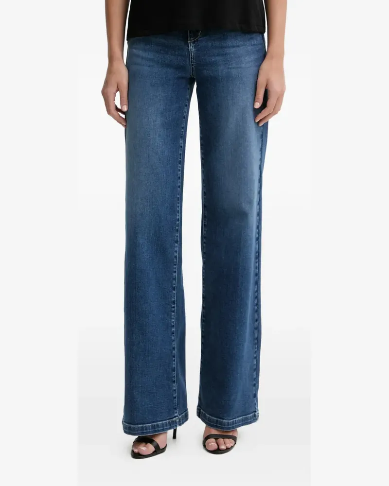 Liu Jo logo-detail jeans - Blau Blau