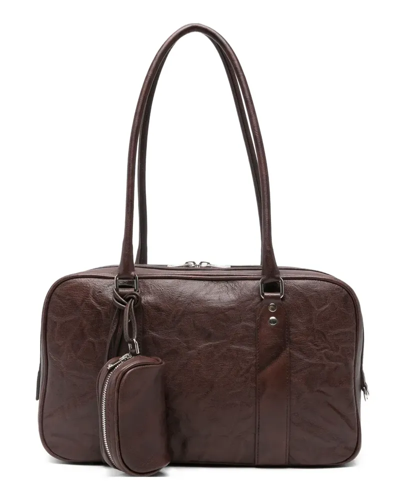 LOW CLASSIC leather shoulder bag - Braun Braun