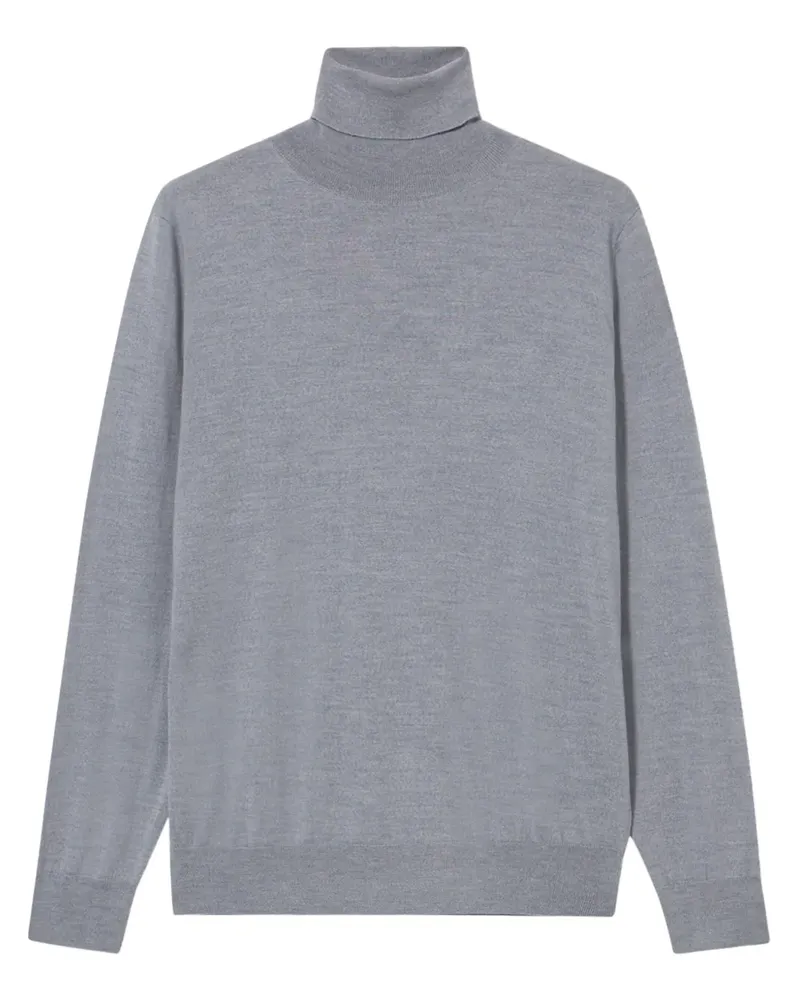 Brooks Brothers Rollkragenpullover aus Merinowolle - Grau Grau