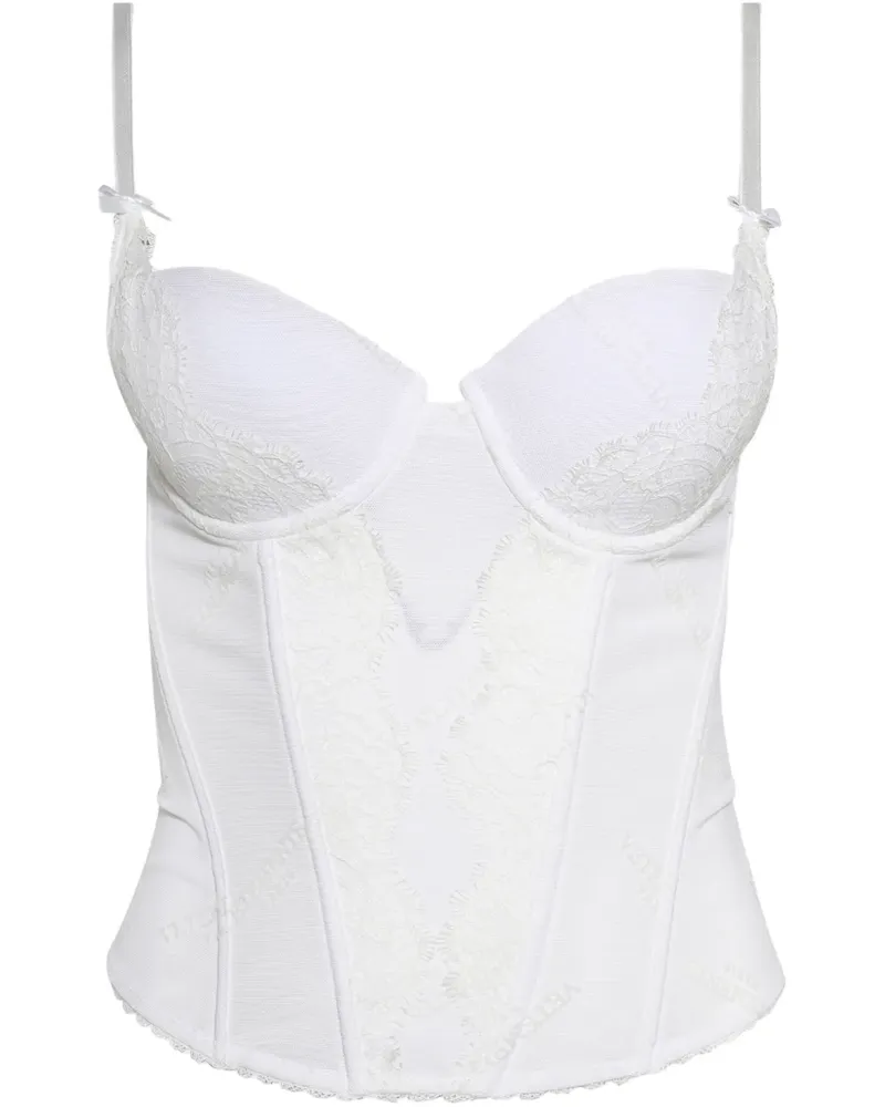 VETEMENTS Korsett-Top - Weiß Weiß