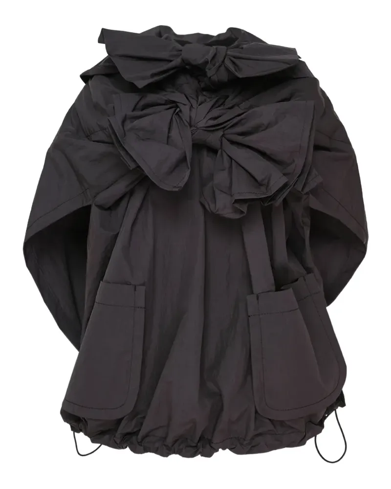 Comme des Garçons Top mit Perlen - Schwarz Schwarz