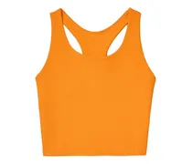 Geripptes Cross Court Tanktop - Orange