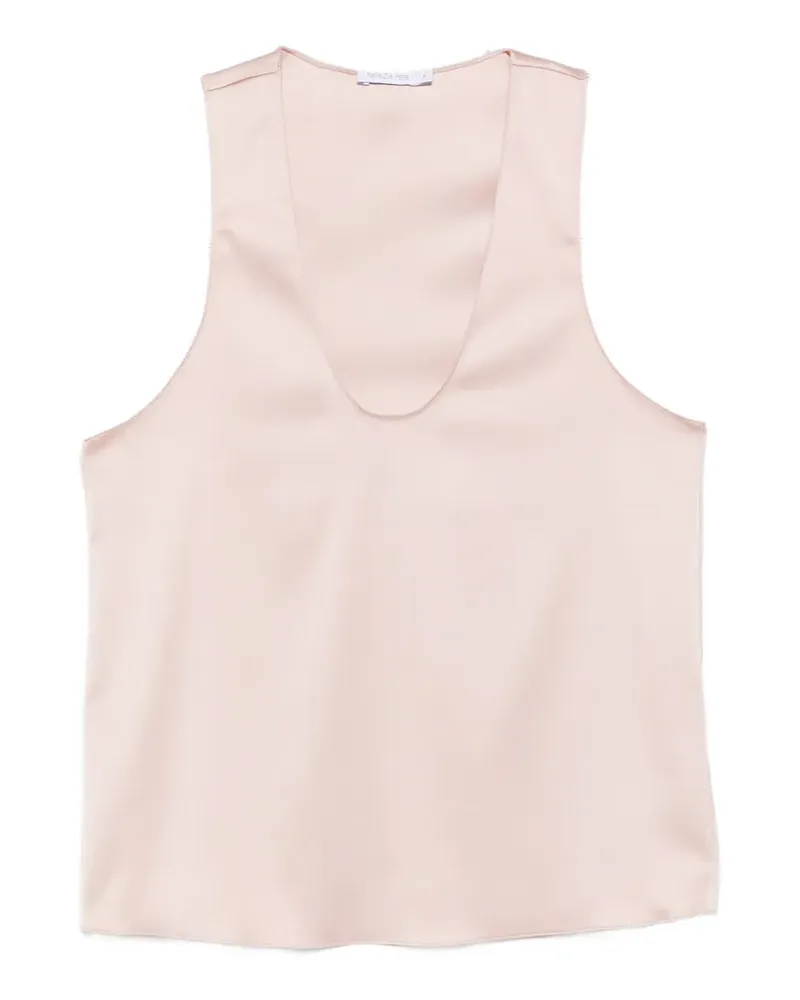 Patrizia Pepe Top in Satinoptik - Rosa Rosa