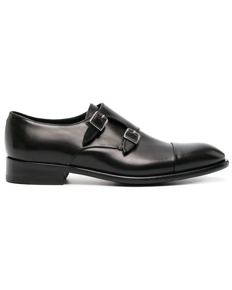 Doucal´s Monk-Schuhe mit Doppelriemen - Schwarz Schwarz