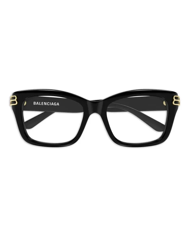 Balenciaga Brille mit eckigem Gestell - Schwarz Schwarz
