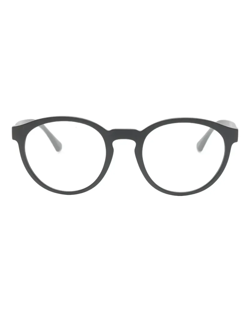 Emporio Armani Brille mit getönten Clip-On-Gläsern - Schwarz Schwarz