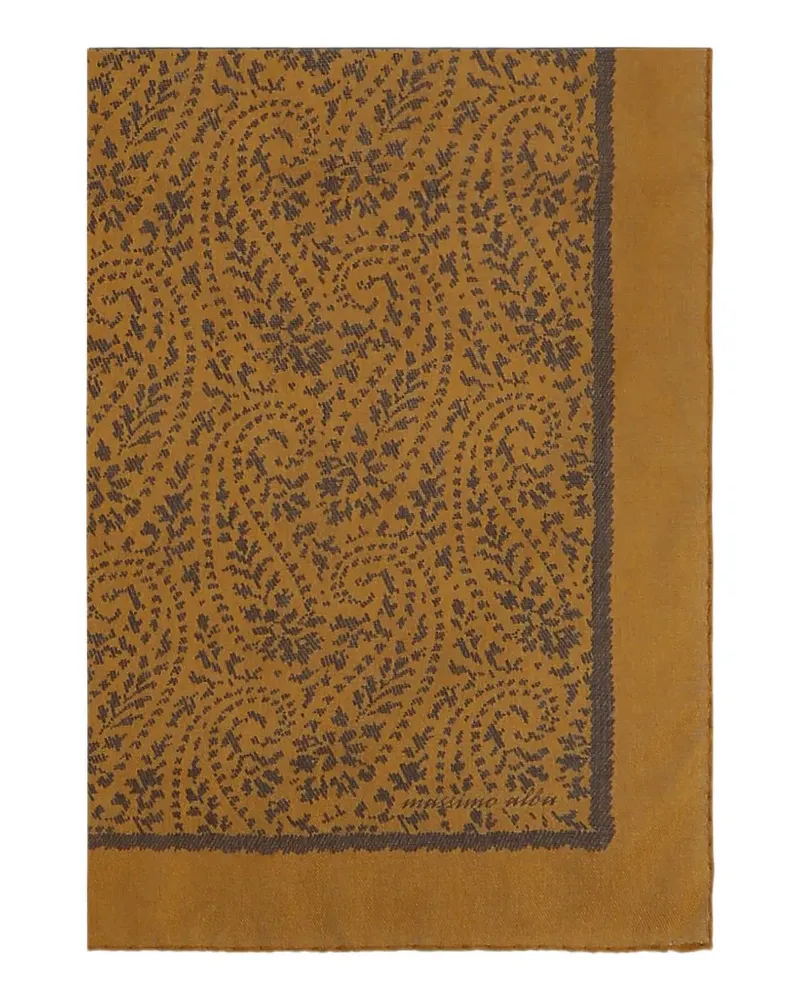 Massimo Alba Bandana mit Paisley-Print - Braun Braun