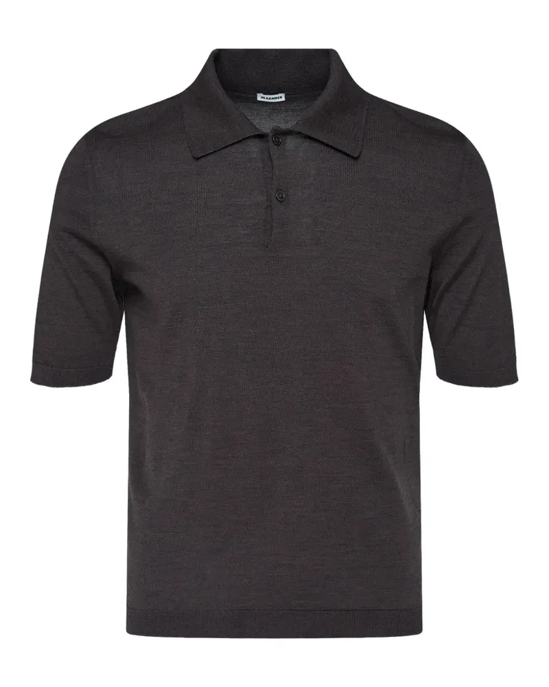 Jil Sander Poloshirt mit kurzen Ärmeln - Braun Braun