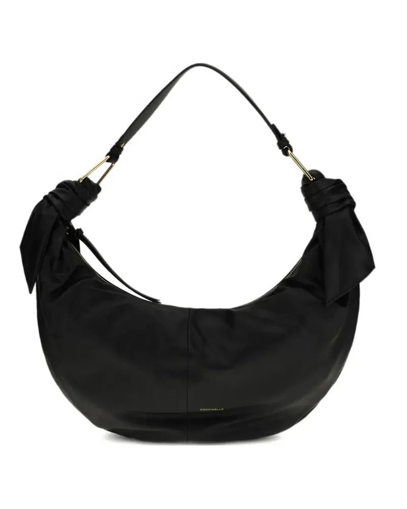 Coccinelle large Furoshiki knotted shoulder bag - Schwarz Schwarz