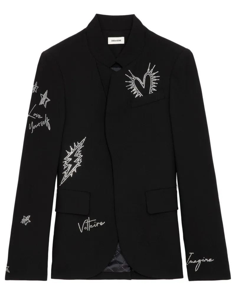Zadig & Voltaire Very Heart Sakko - Schwarz Schwarz