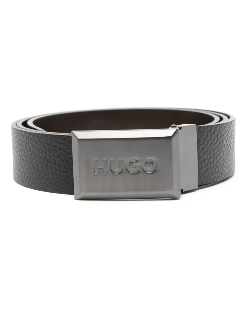 HUGO BOSS Gürtel mit Logo-Schnalle - Schwarz Schwarz