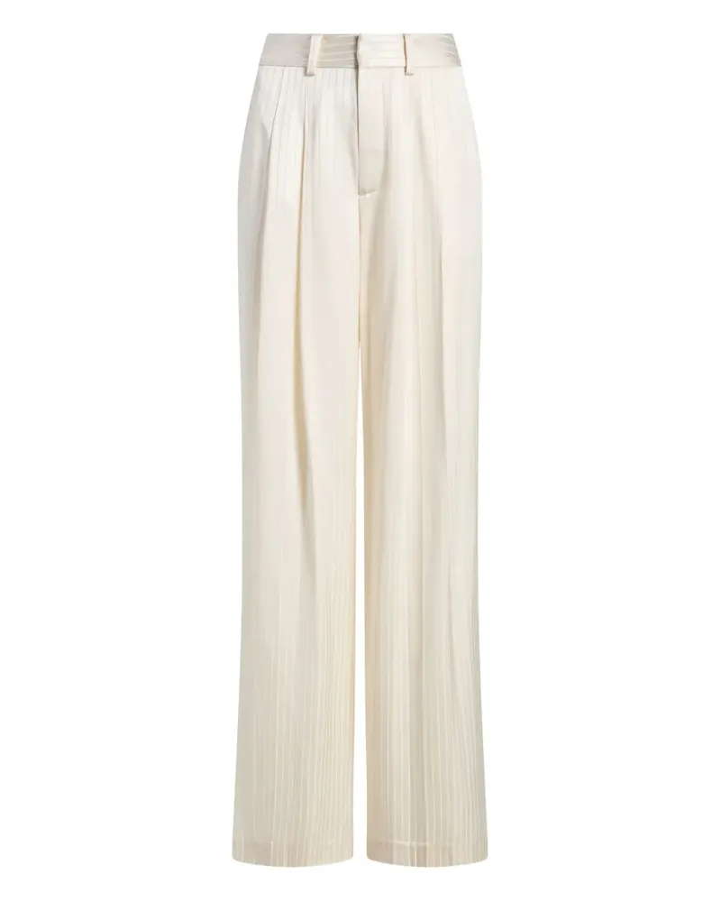 Cinq à Sept Georgia Hose mit Satinstreifen - Nude Nude