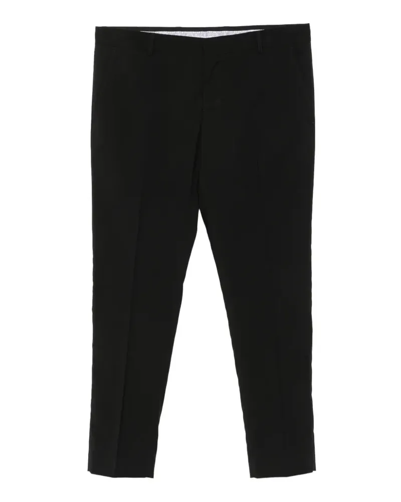 Daniele Alessandrini pressed-crease tailored trousers - Schwarz Schwarz