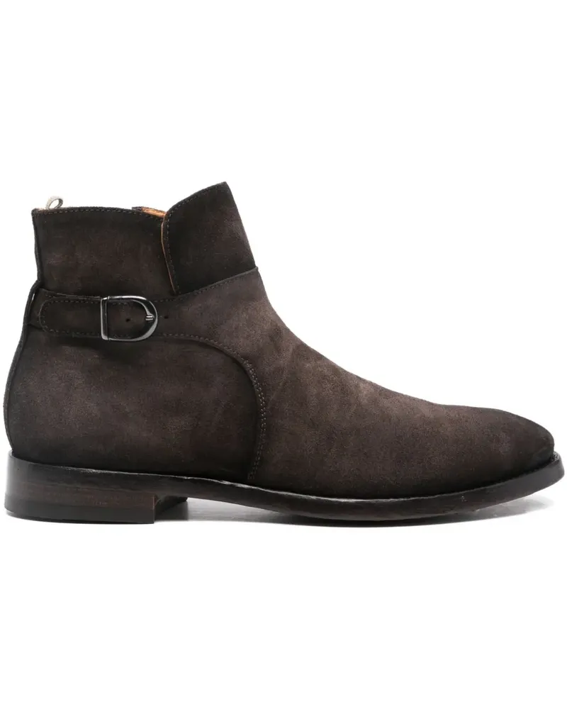 Officine Creative Italia Chronicle Stiefel mit Schnallendetail - Braun Braun