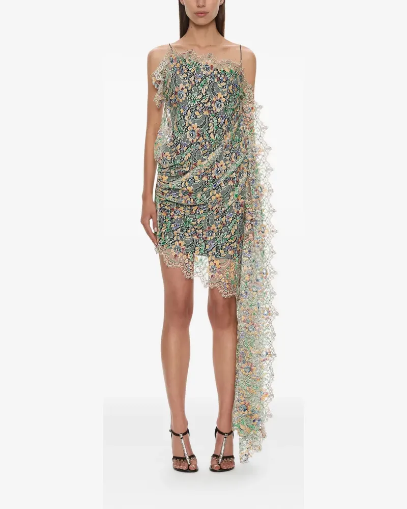 Christopher Esber Drapiertes Minikleid - Grün Grün