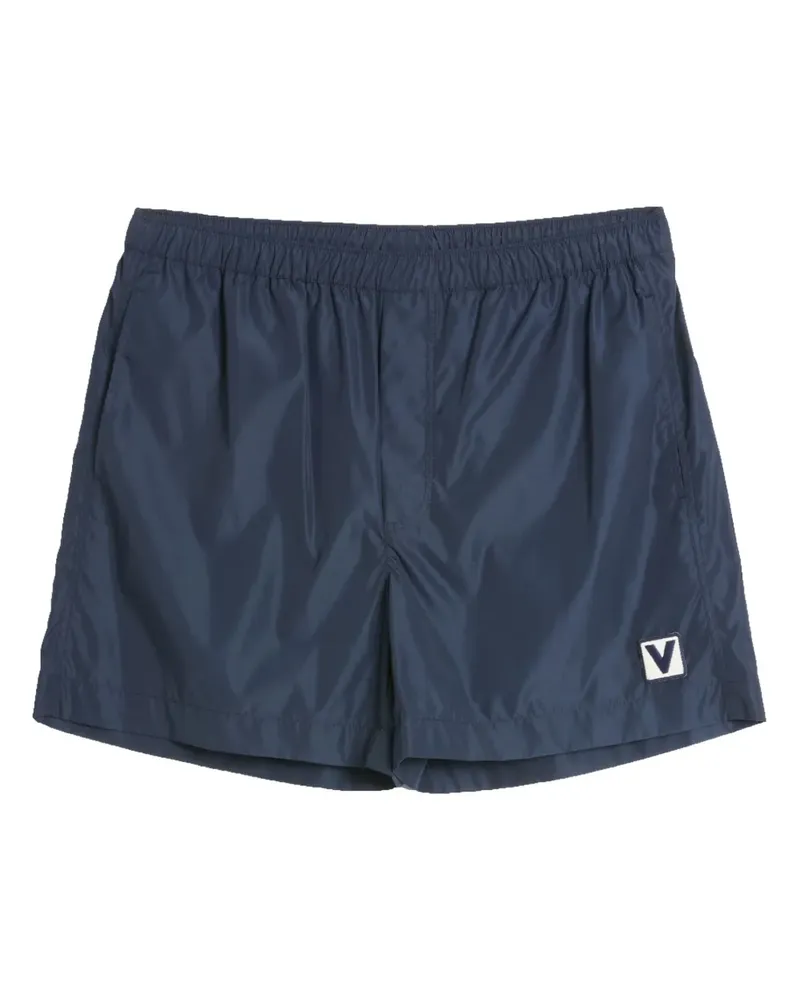 Valentino Garavani Badeshorts mit Chez-Patch - Blau Blau