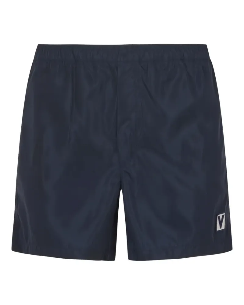 Valentino Garavani Badeshorts mit Chez-Patch - Blau Blau