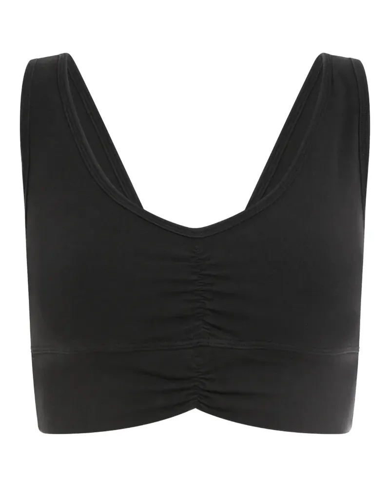 Electric & Rose cropped top - Schwarz Schwarz