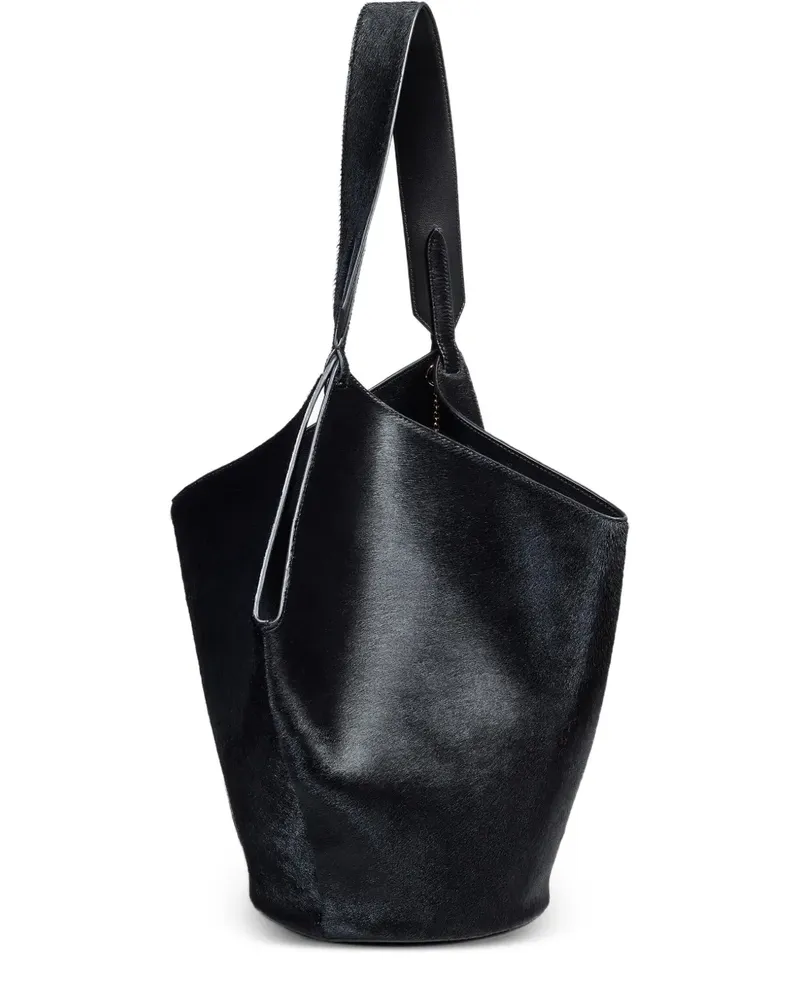 KHAITE Handtasche mit Zierkette - Schwarz Schwarz
