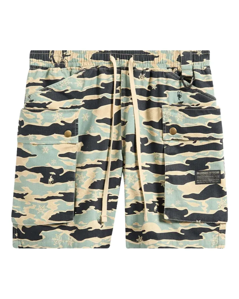 Billionaire Boys Club Shorts mit Camouflage-Print - Blau Blau