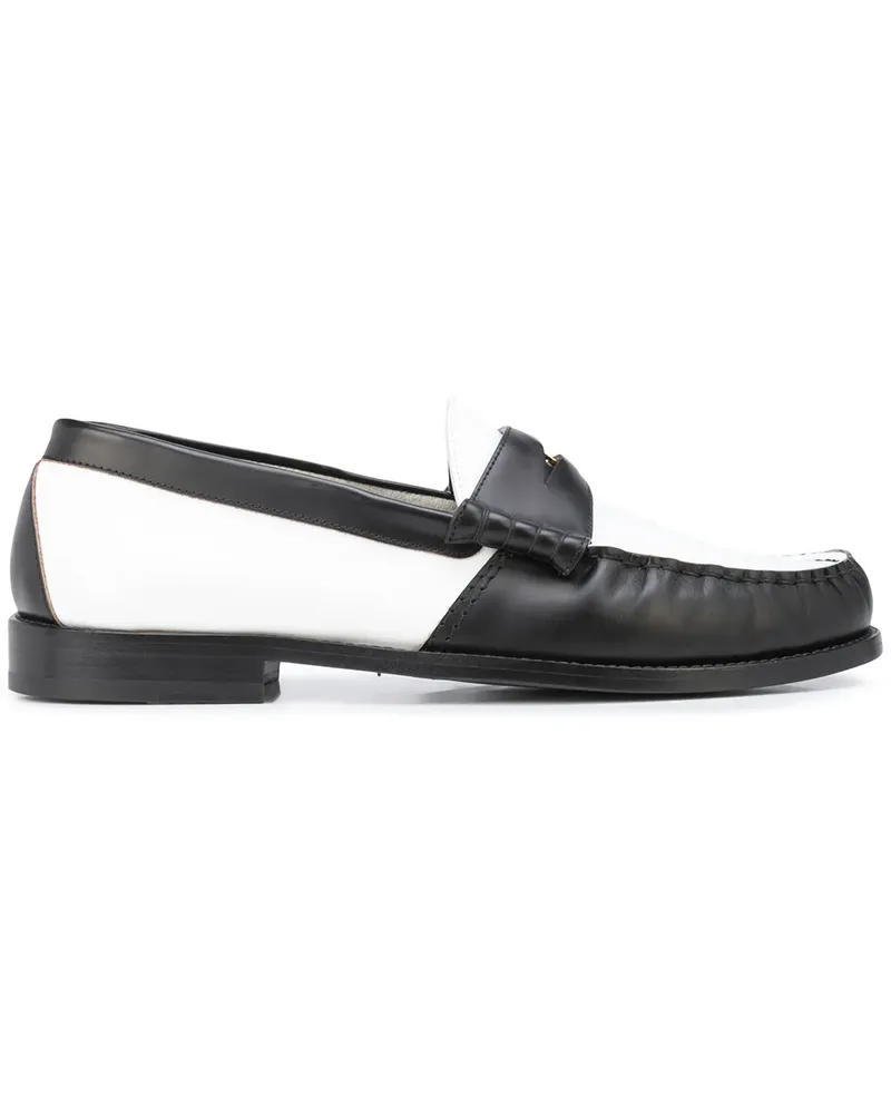 RHUDE Loafer in Colour-Block-Optik - Schwarz Schwarz