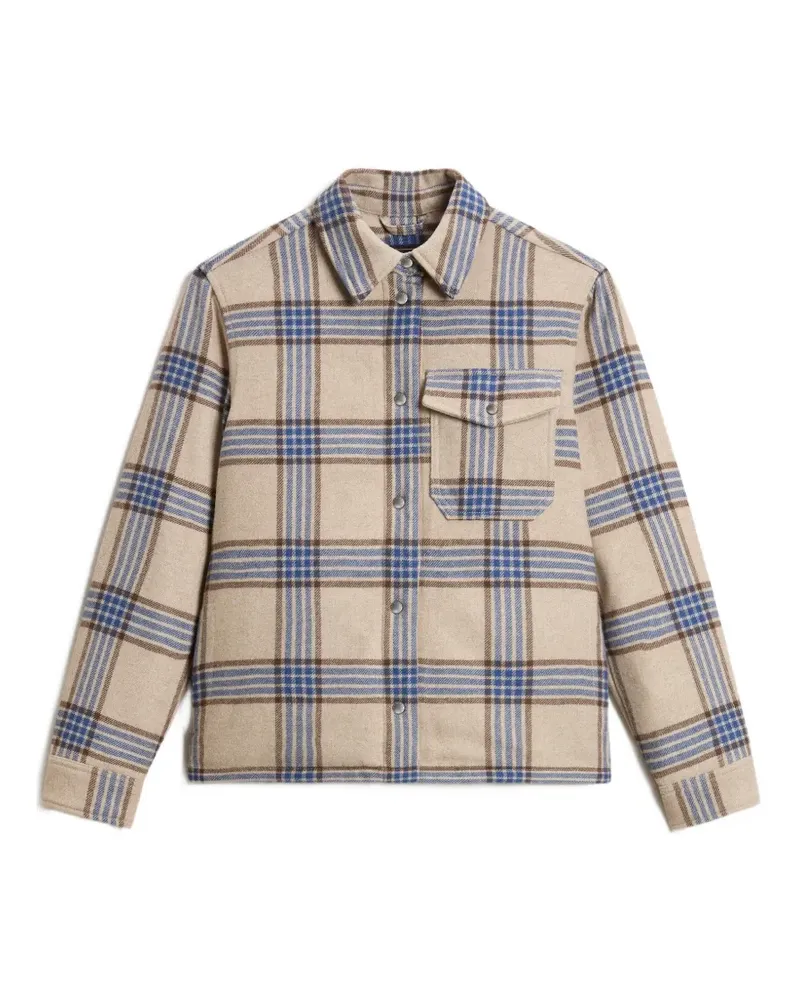 Woolrich Alaskan Hemdjacke mit Karomuster - Nude Nude