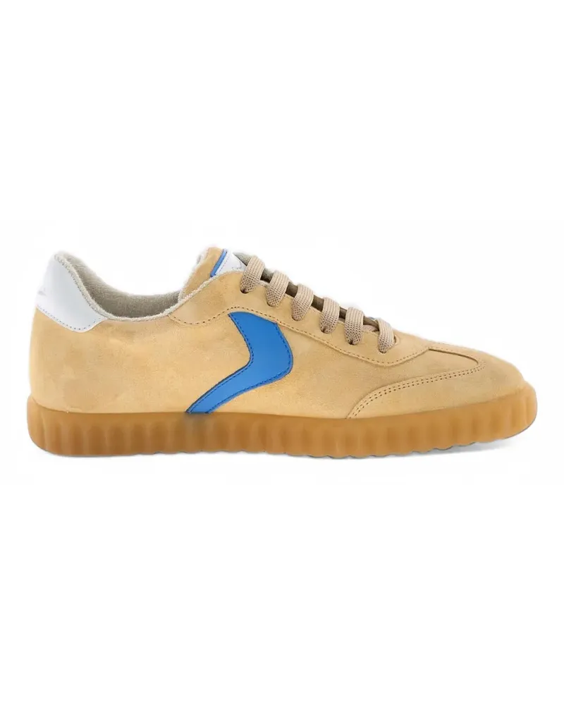 Voile Blanche Ines suede low-top sneakers - Nude Nude