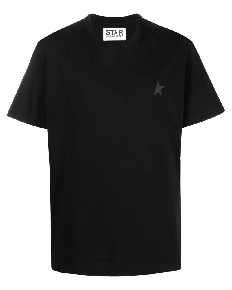 Golden Goose T-Shirt mit Stern-Print Schwarz