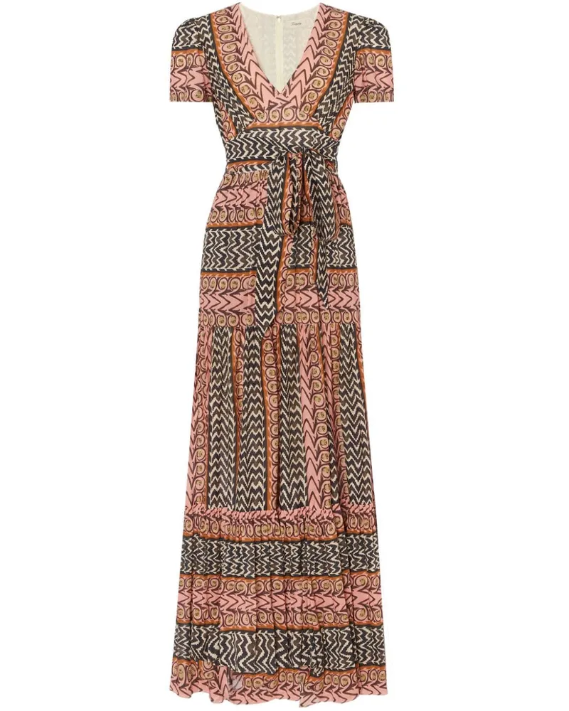 Temperley London Gia Maxikleid - Rosa Rosa