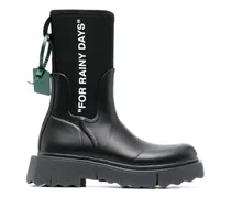 Gummistiefel mit Schwämmen - Schwarz