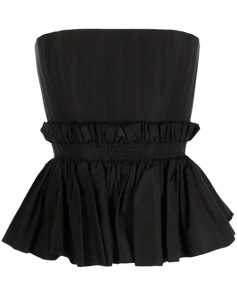 Alex Perry Schulterfreies Bustier - Schwarz Schwarz