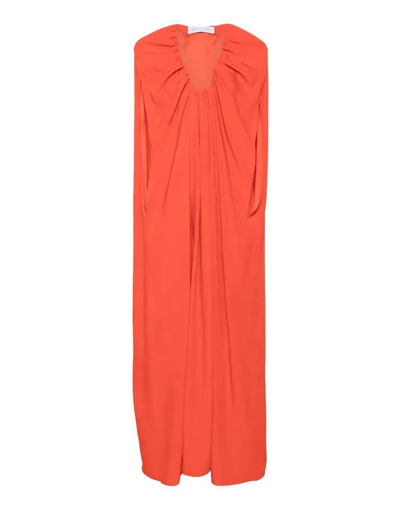 Raquel Diniz New Emilia draped halterneck maxi dress - Rot Rot