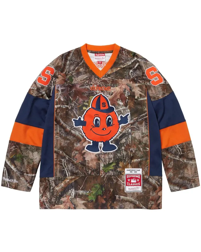 Supreme Being Mitchell & Ness® NCAA "Syracuse" Hockey-Trikot - Orange Orange