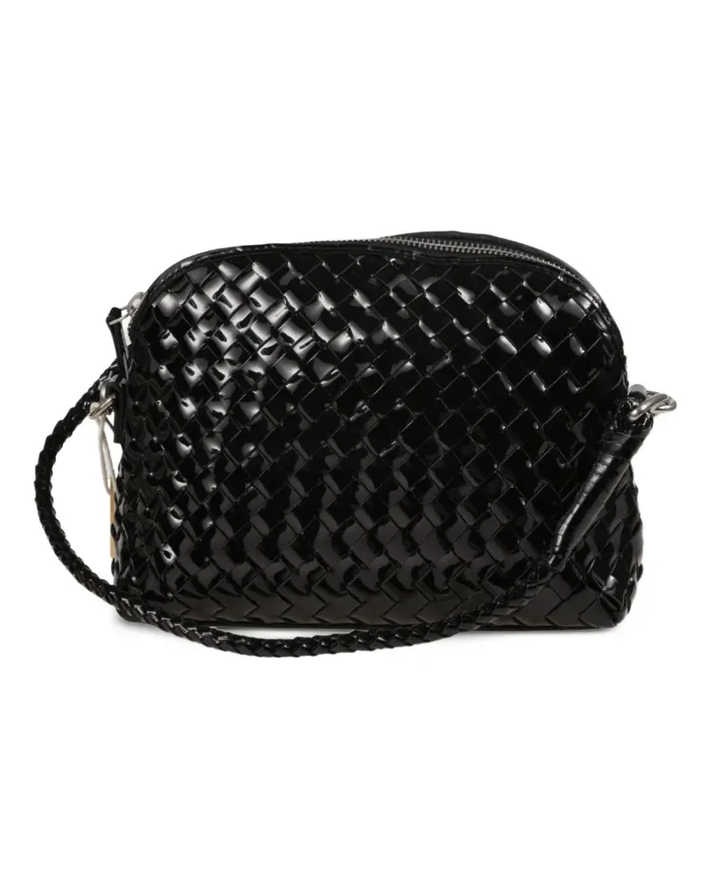 Dragon Diffusion Gewebter Fellini Tote Bag mit dicker Sohle - Schwarz Schwarz