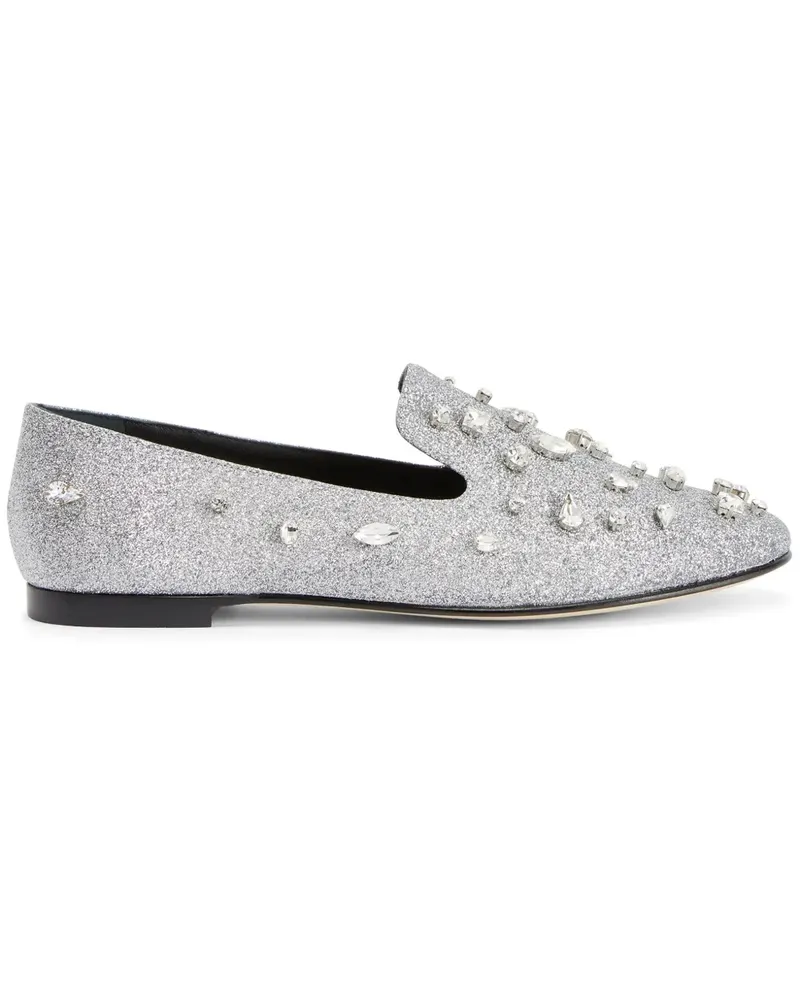 Giuseppe Zanotti Dalila Bijoux Loafer - Silber Silber