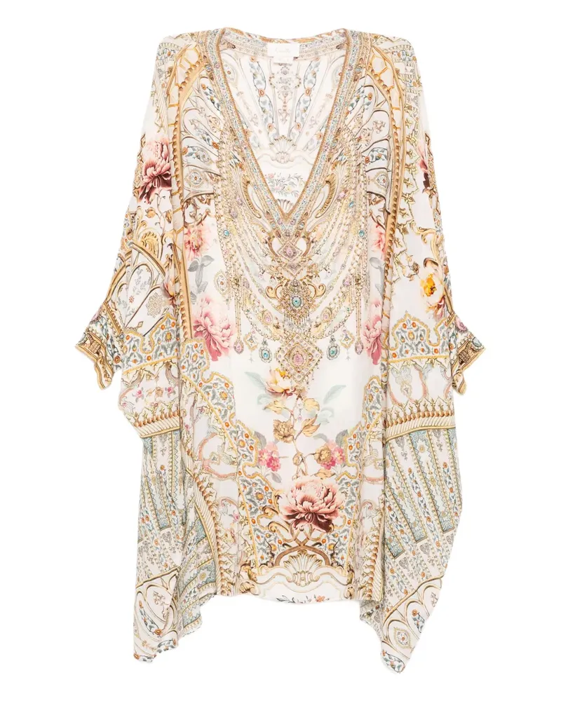 Camilla Ottoman Dynasty Kaftan - Nude Nude
