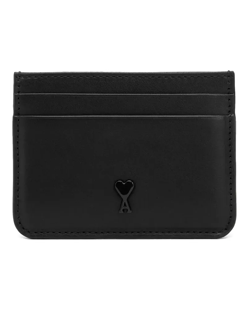 AMI Paris Ami de Coeur Kartenetui - Schwarz Schwarz