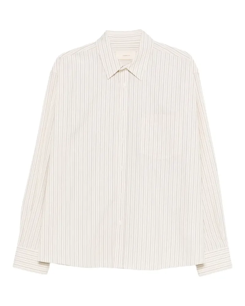 JEANERICA Byron striped-pattern shirt - Nude Nude