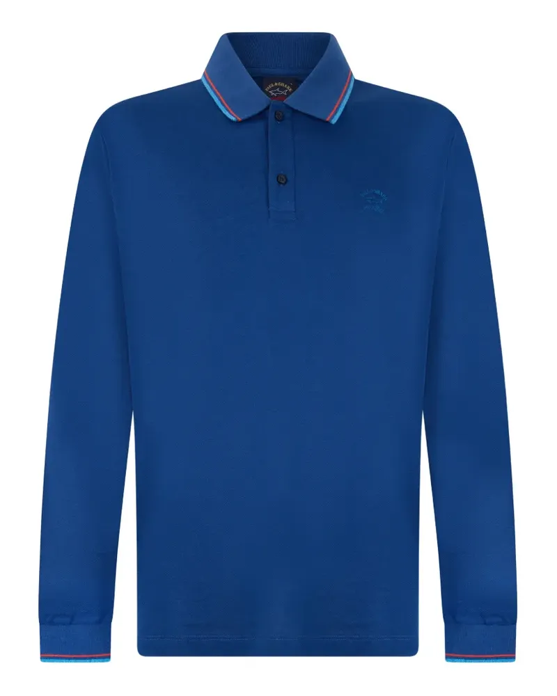 Paul & Shark long-sleeve polo shirt - Blau Blau