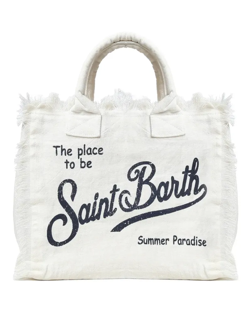 MC2 Saint Barth Vanity logo-print tote bag - Weiß Weiß
