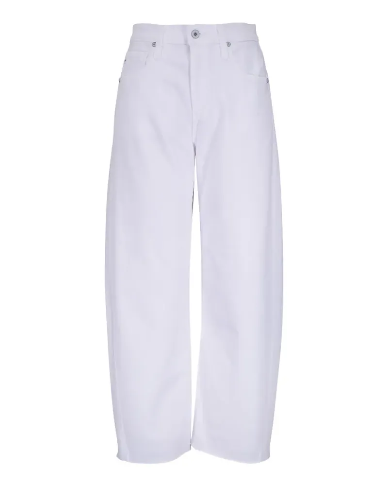 Adriano Goldschmied Ungesäumte Hattie Jeans - Weiß Weiß