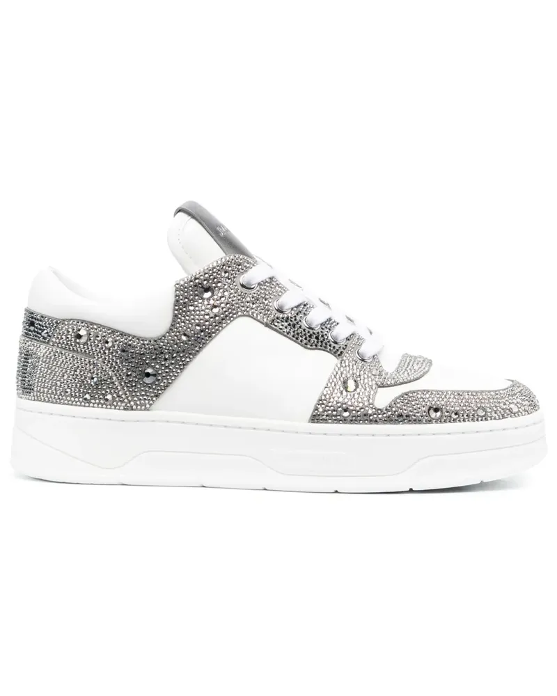 Jimmy Choo Klassische Sneakers - Weiß Weiß